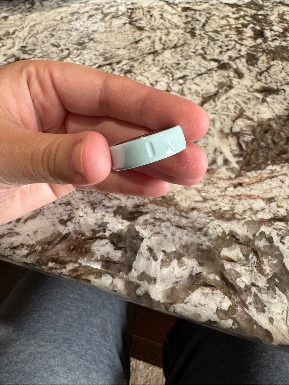 Oura Ring 4 Ceramic Tide Size 10